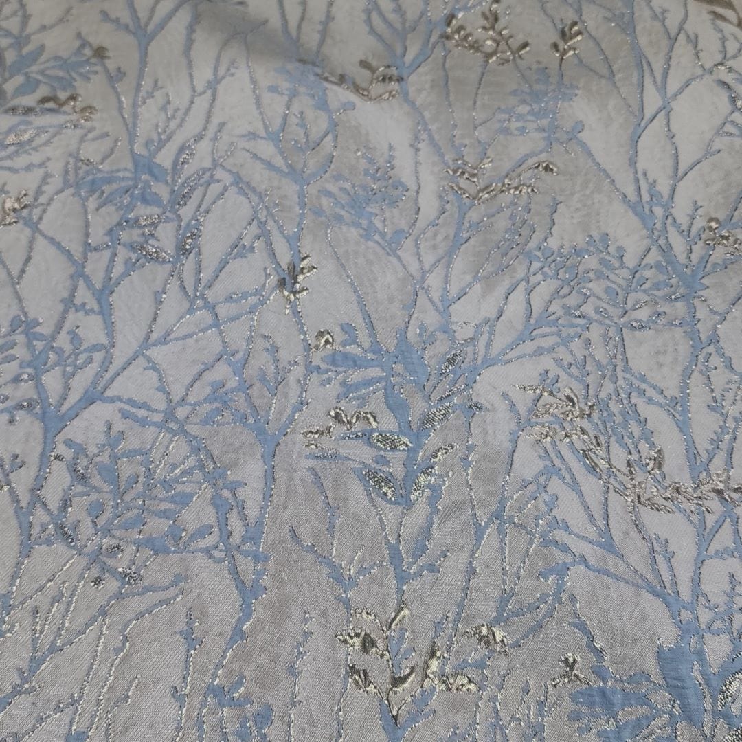 BROCADE Dress Fabrics Brocade Andy Fabric Powder Blue 150cm (7416597217369)