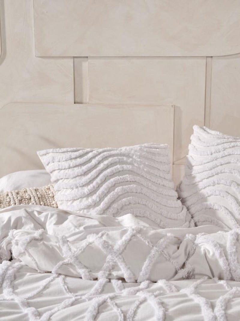 Linen House Duvet Cover Linen House White Amadora Duvet Cover Set (4779662180441)