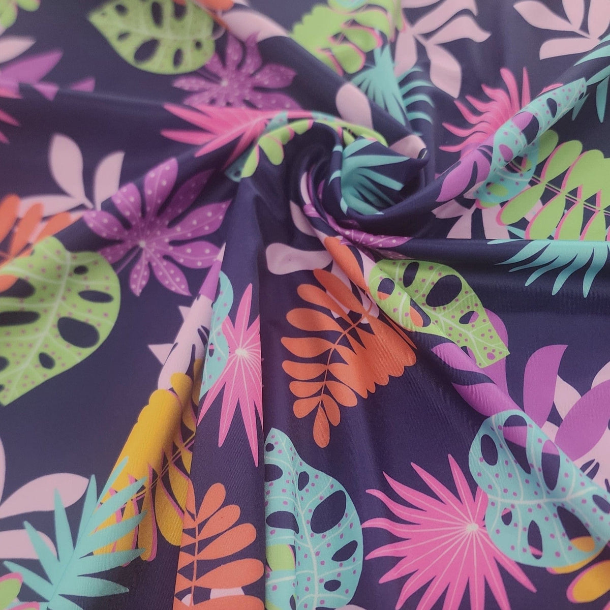 PRINTED LYCRA Dress Fabrics Printed Nylon Lycra Fabric 174 150cm (7498139107417)