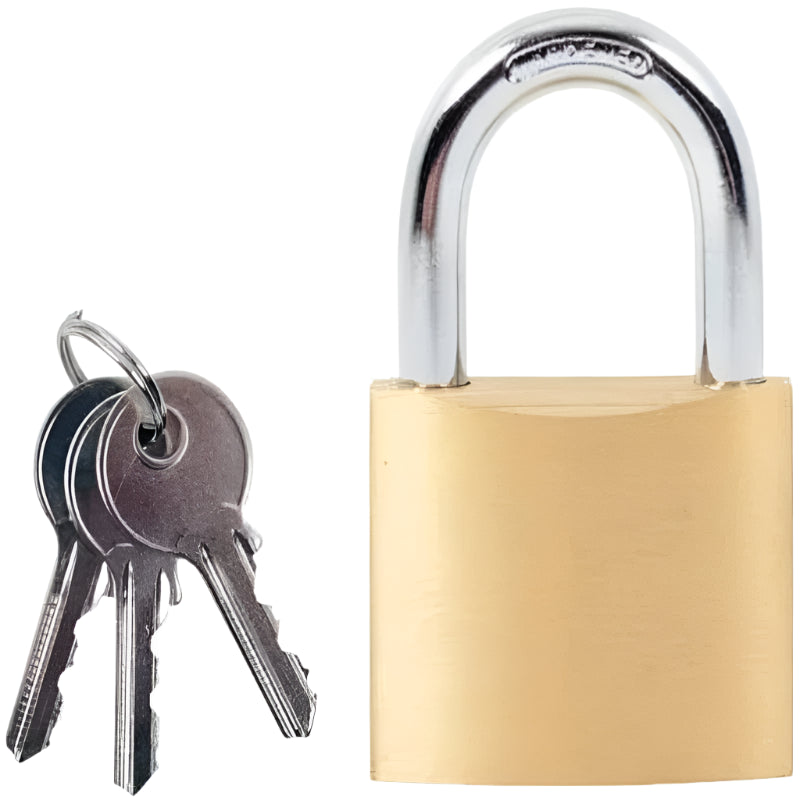 Gloo Tool padlock GLO TOOL Brass Padlock 32mm (PLB-32C) (7916886294617)