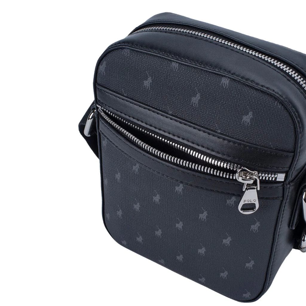Polo Ladies Handbags Polo Compact Crossbody Black Po447275 (7775290818649)