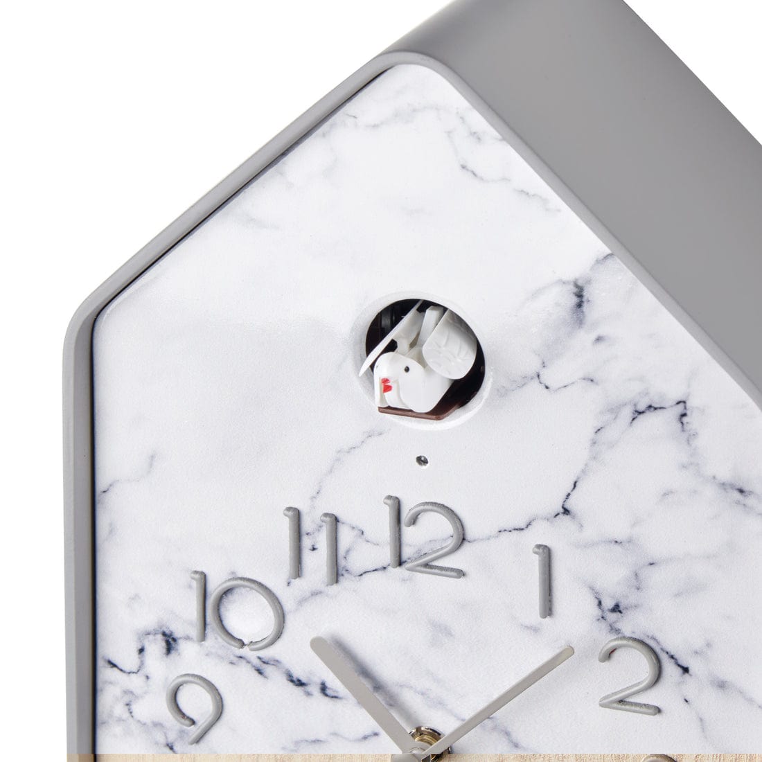 Guzzini Wall Clocks Guzzini Wall Clock With Pendulum Home Marble Dark Grey GZ168607177