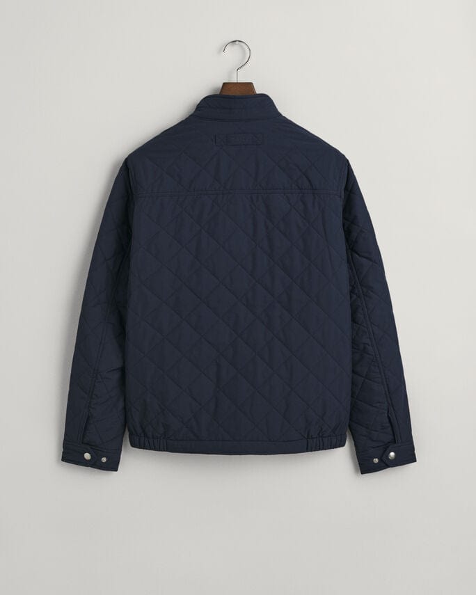 Gant Puffer Jacket Gant Quilted Windcheater Evening Blue