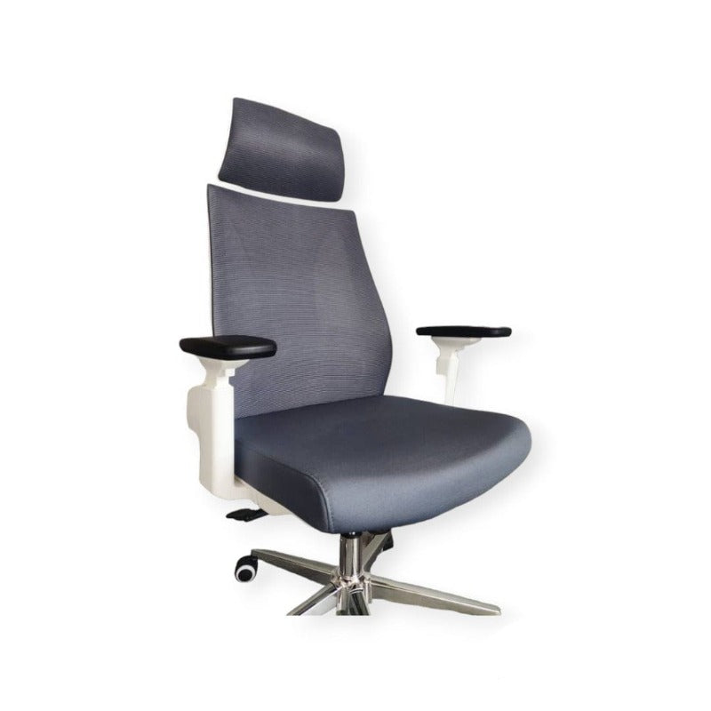 SWISS Office Chairs SWISS Ergonomic Executive Highback Chair in Grey (7419902263385)