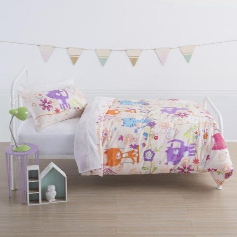 Linen House Duvet Cover Single Linen House Happy cats Duvet Cover Set (4686224031833)