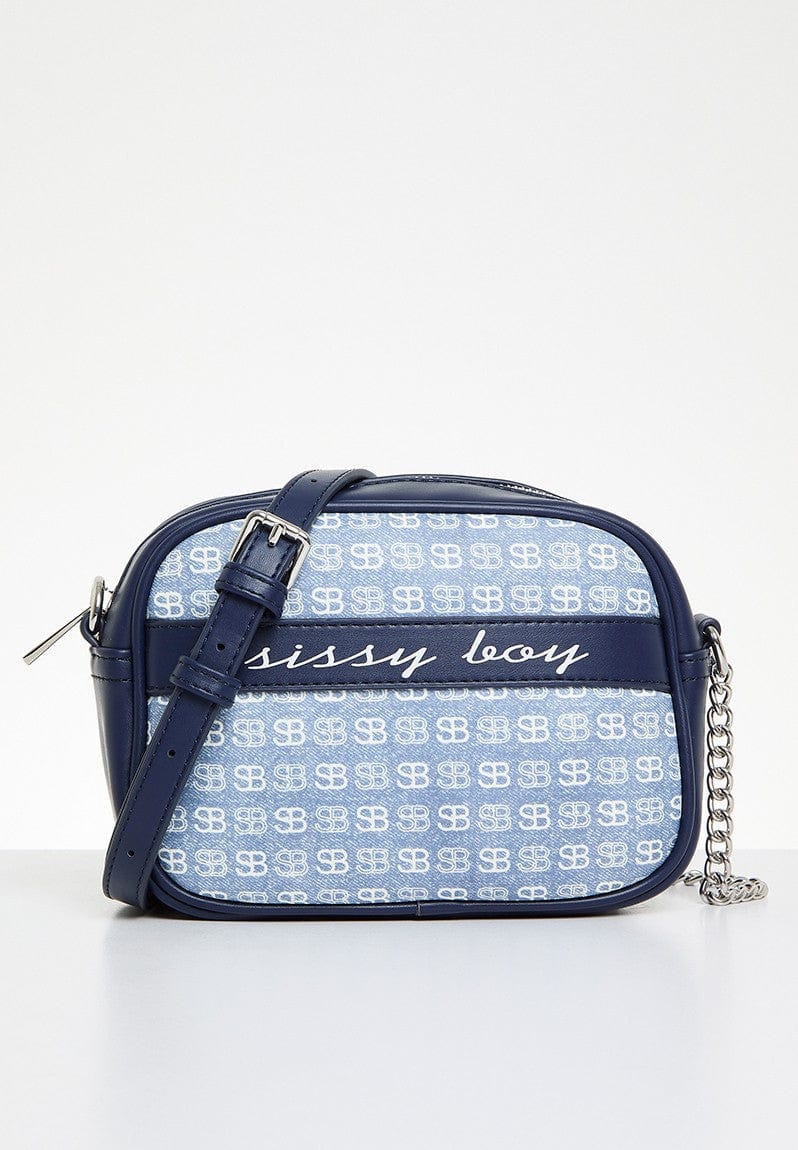 MHC World Navy Sissyboy Ladies Denim Camera Bag (7502013694041)