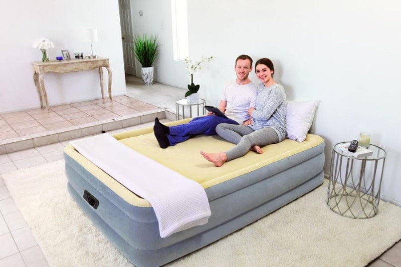 BESTWAY airbed Bestway Tritech Airbed Queen Foam Top Built-in AC pump (4738841509977)
