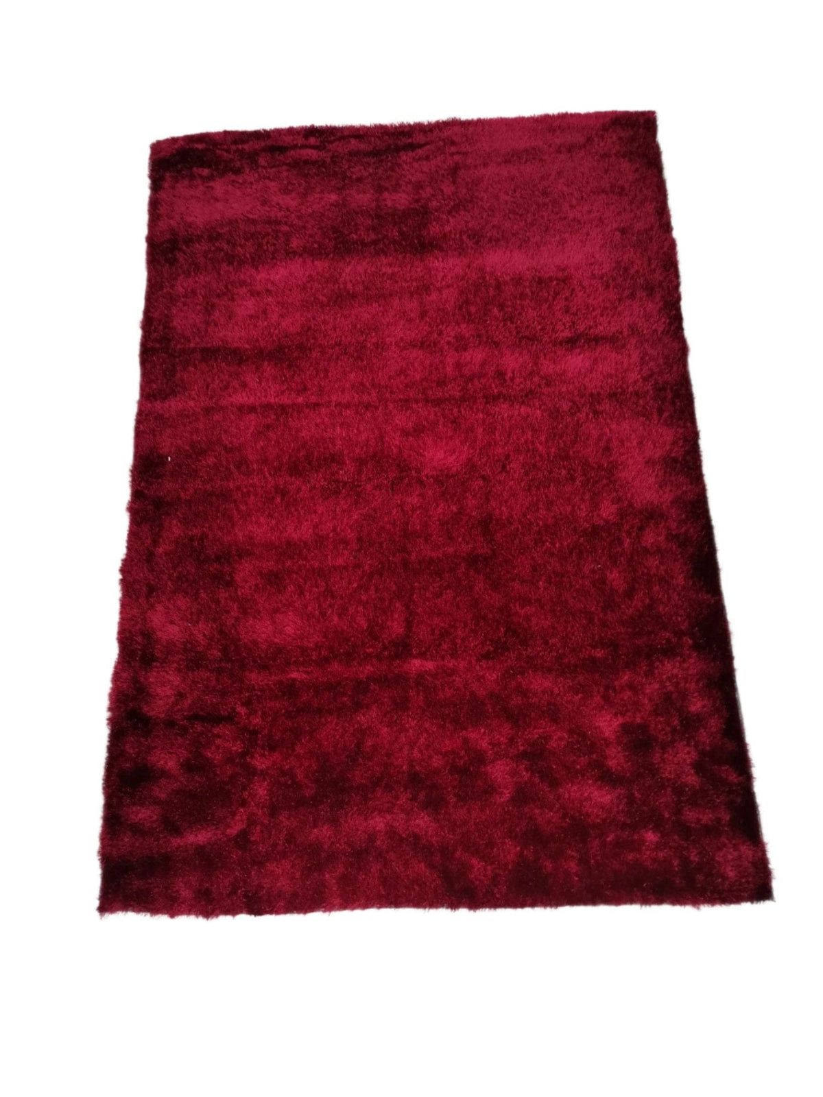 Komfort RUG Komfort Chino Shaggy Rug Burgundy 136x200cm  767018 (7883033542745)