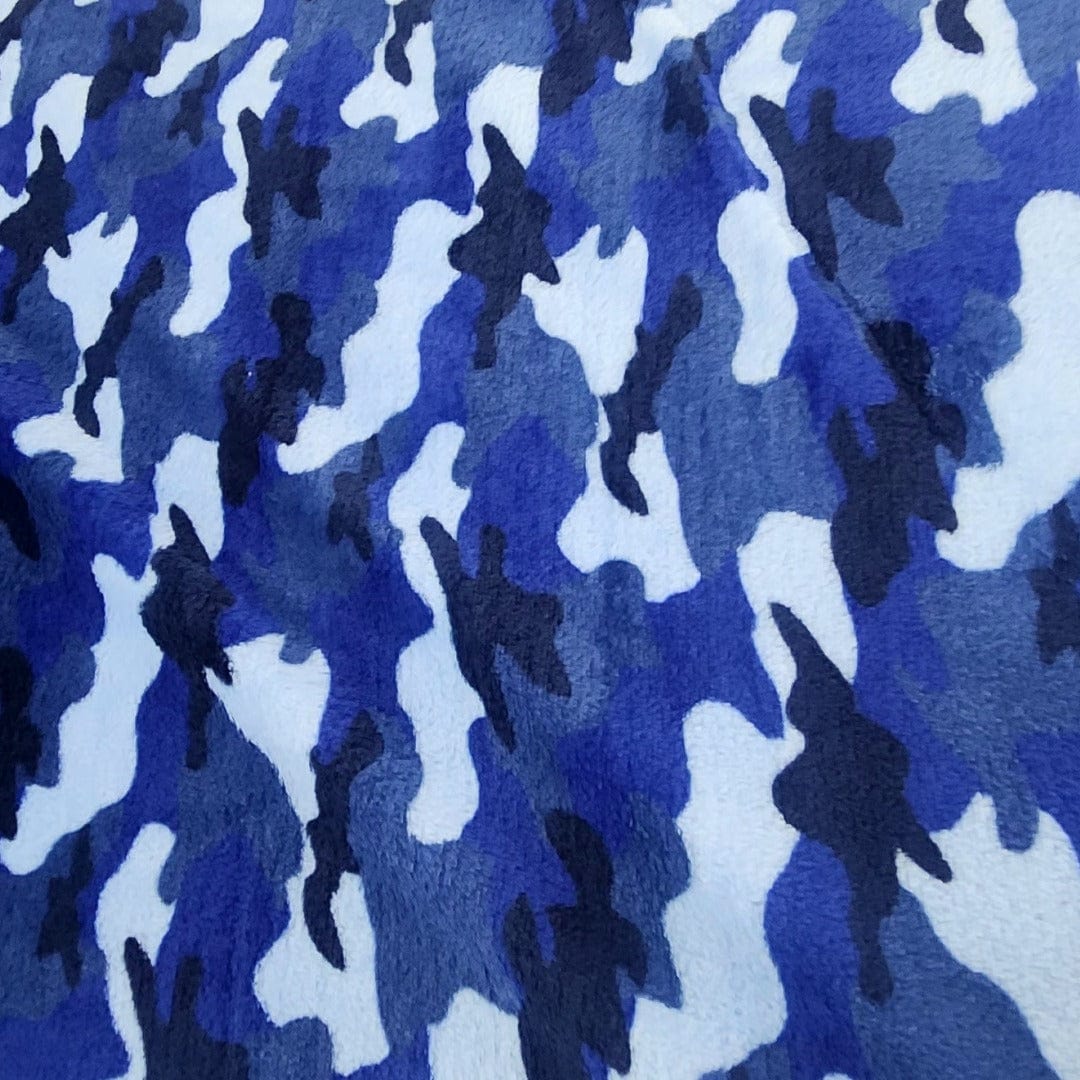 Fleece Blankets Printed Mongolian Fleece Fabric Camouflage 150cm (7564607750233)