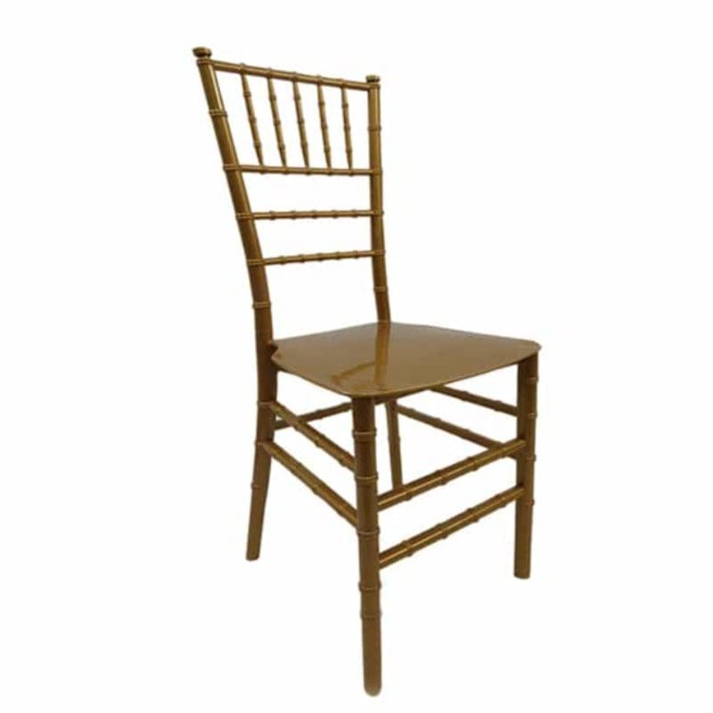 Catering Equipment Catering Equipment Tiffany Resin Chair Gold TRW1 ( No Cushion) (7460331683929)