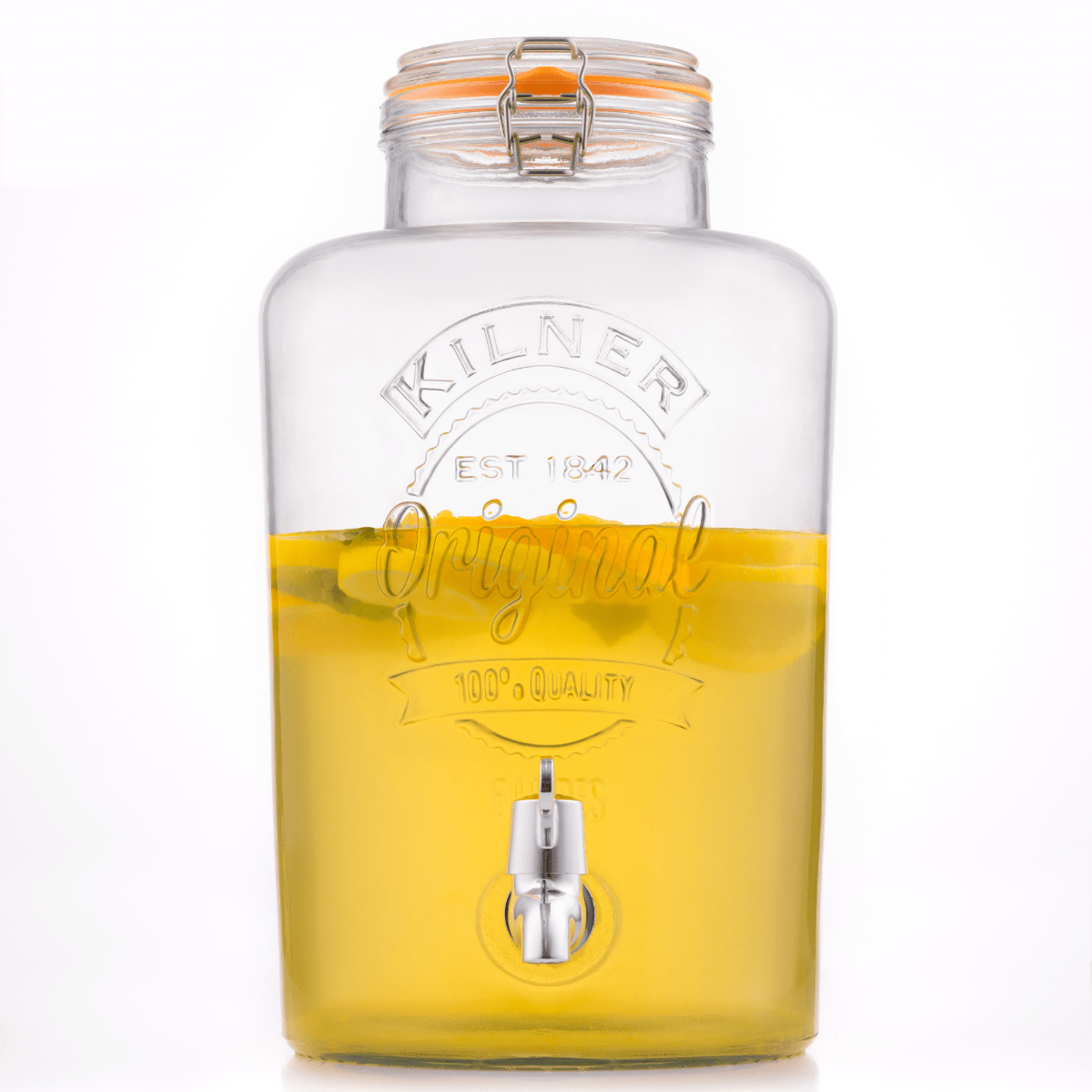 Kilner Dispenser Kilner Clip Top Round Drinks Dispenser 8 Litre KL0025403 (7802476298329)