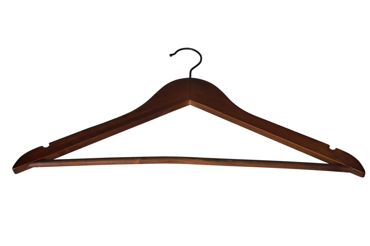 Danny Home Wood Hanger Set 3 Pieces 44.4cm Brown WH010M-3PDQ.