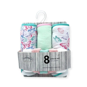 Mothers Choice Every Mothers Choice 8 Piece Towel And Facecloth Set Butterfly