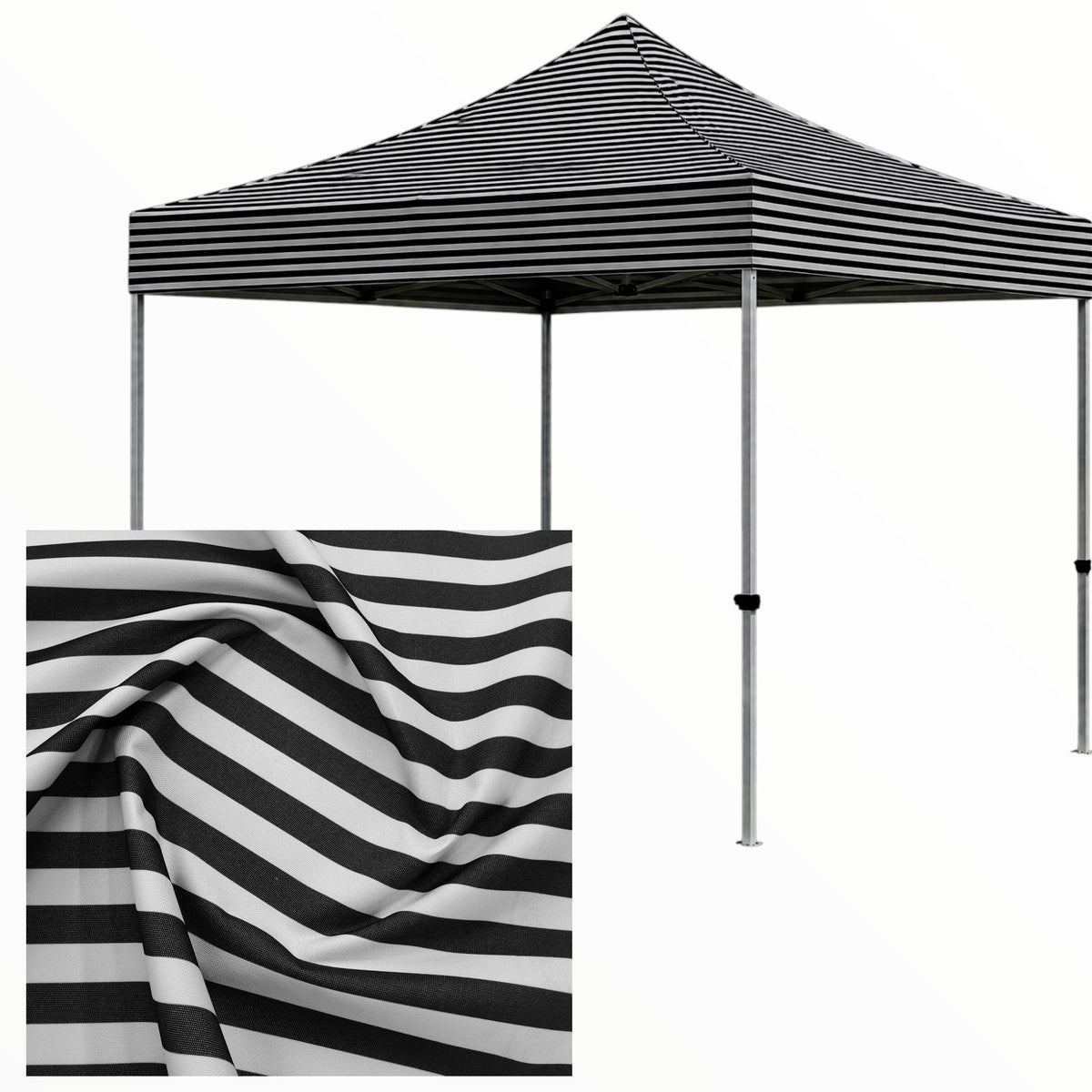 Big Stripe PVC Waterproof Canvas Fabric 600D 140 cm