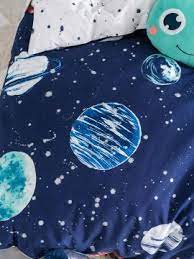 Linen House Duvet Cover Single Linen House Navy Planetary  Duvet Cover Set (4689416650841)