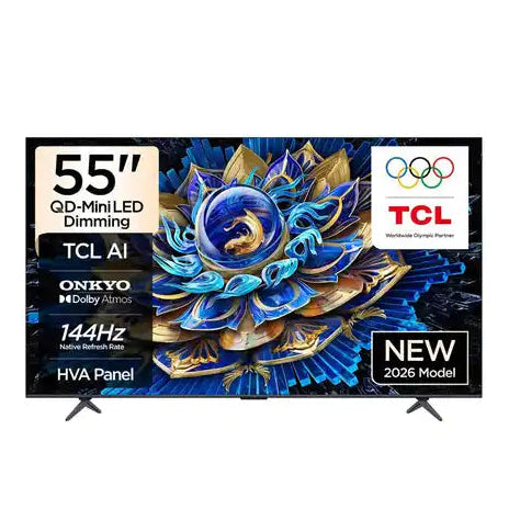 TCL 55-INCH P8L PREMIUM QD-MINI LED GOOGLE TV 144HZ