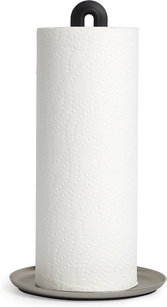 Umbra Dish Cloths Umbra Keyhole Paper Towel Holder, Black/Nickel UMB1005264047 (7399192658009)