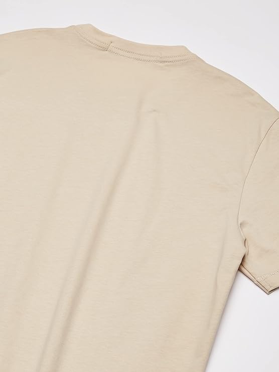 Calvin Klein Mixed Institutional Tee Beige
