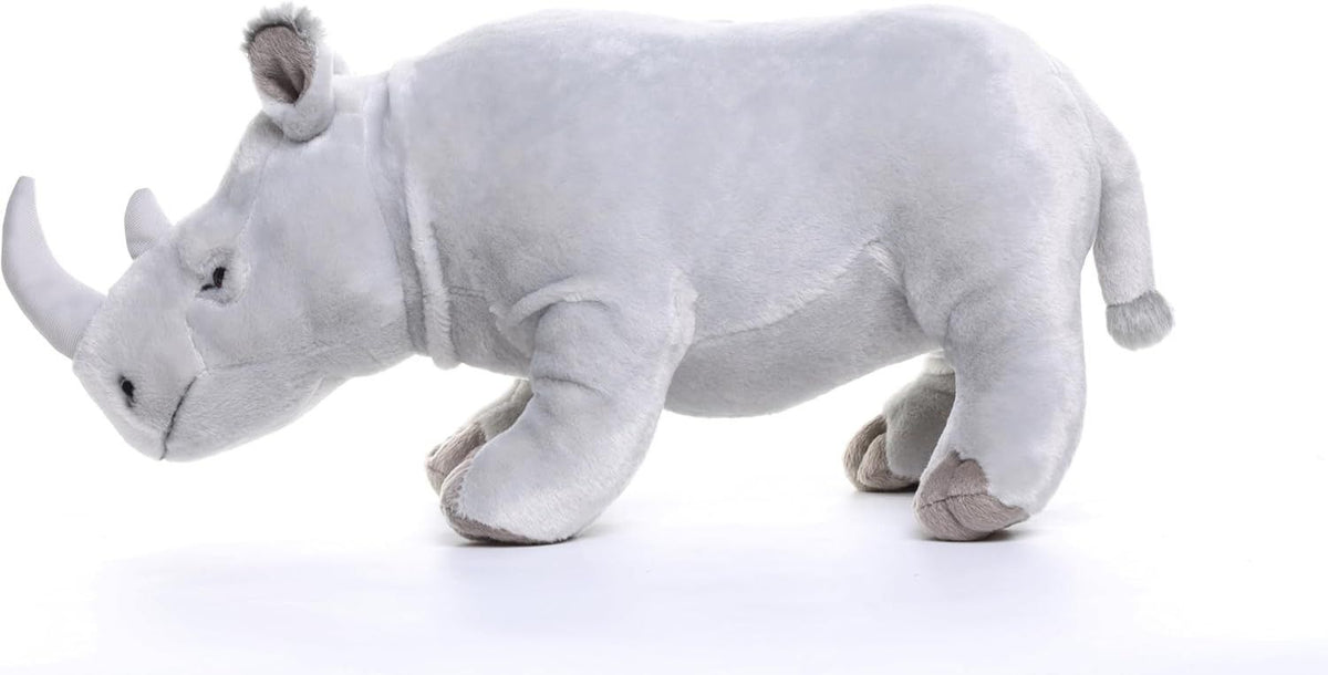 Wild Republic White Rhino Stuffed Animal 12" WR18156.