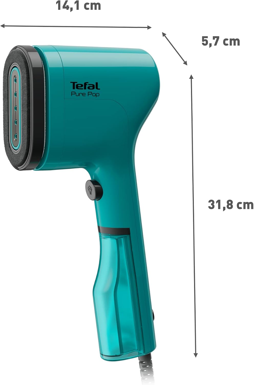 Tefal Pure Pop Handheld Garment Steamer Green DT2024E1
