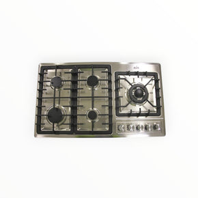 Alva 90cm Stainless Steel 5 Burner Gas Hob GDH101