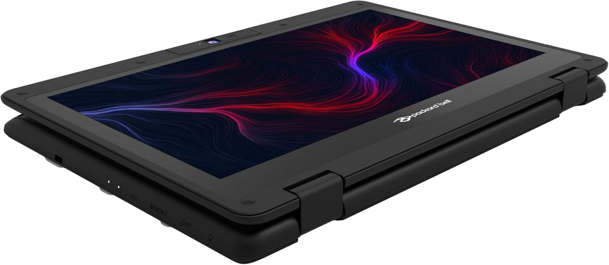 Packard Bell Prost Rugged Convertible IP54 4GLTE & Touch Screen Laptop N95 8GB 128SSD.