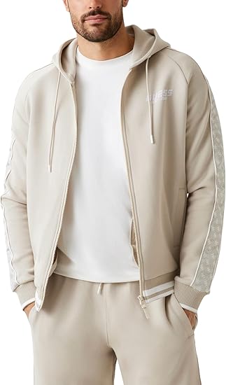 Guess Men's Finlo Zipped Hoodie Sweatshirt