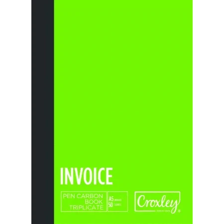 Croxley Tech & Office Croxley Pen Carbon Invoice Triplicate A5 JD66BO
