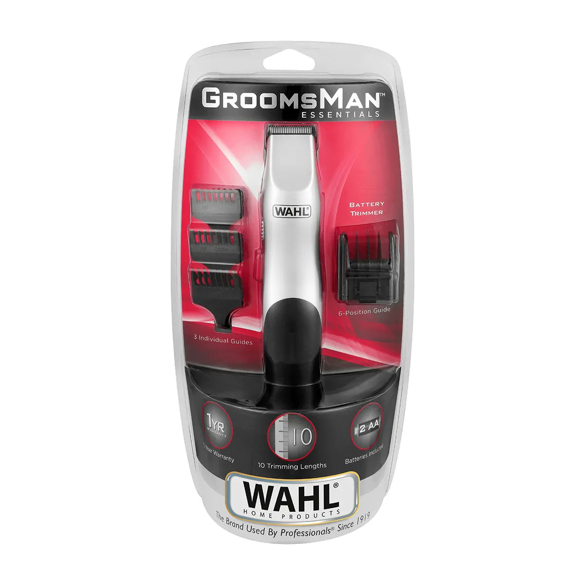 Wahl Groomsman Essentials 12 Piece Battery Operated Trimmer WT9906-708