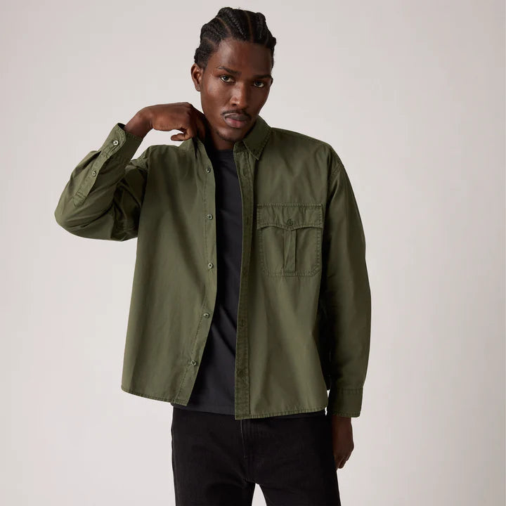 Levi's Men's Zandt Cropped Shirt - Multi Colour