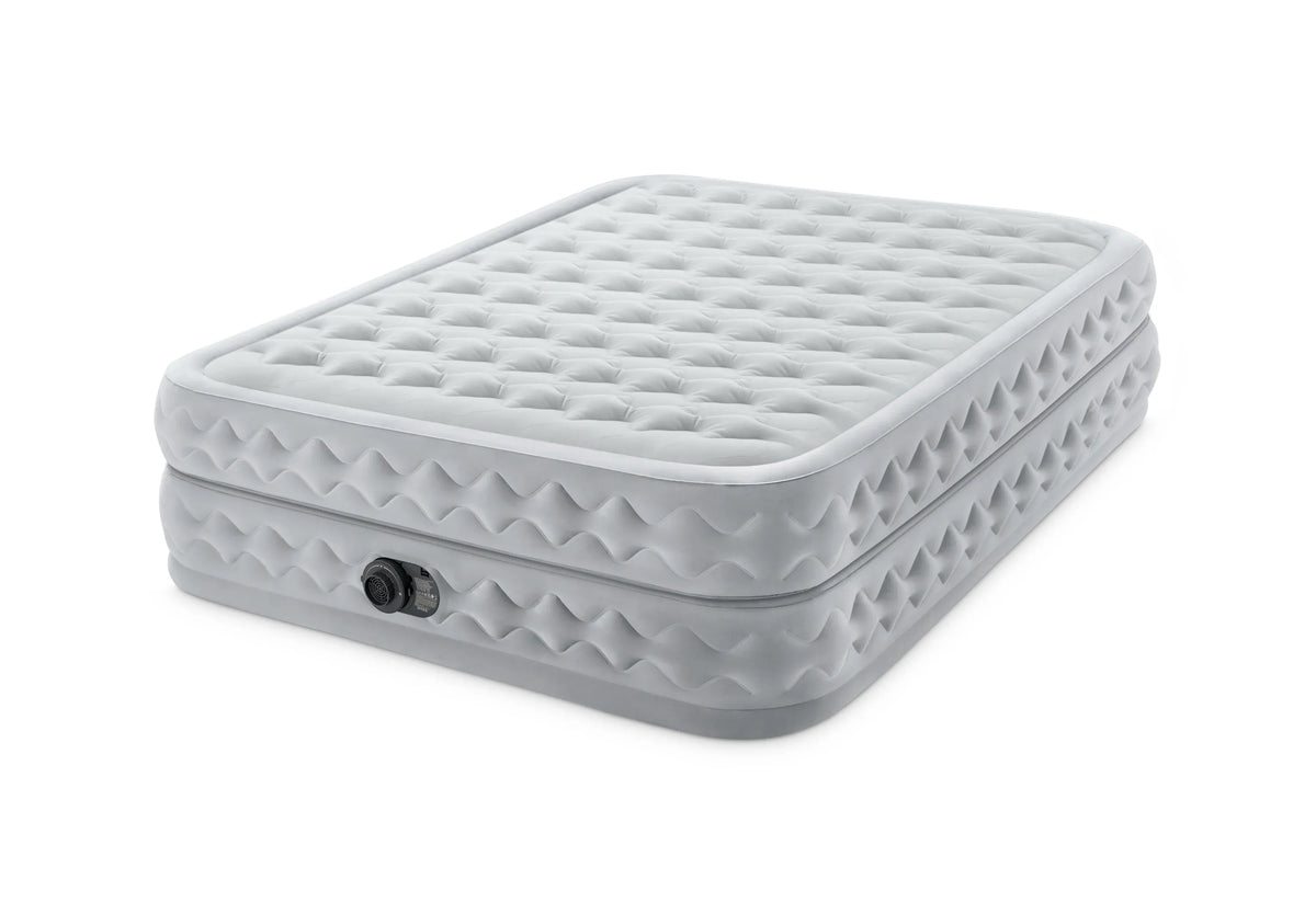 Intex Airbed Intex Queen Supreme Airflow Airbed With Fiber Technology and Built in Pump 152cm I30841