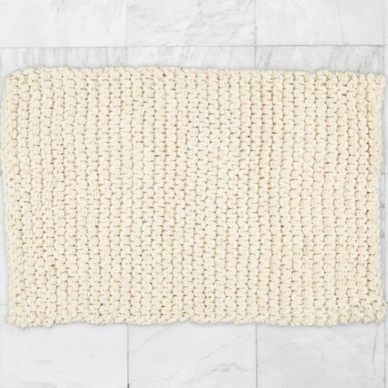 Amelia Jackson Decor Amelia Jackson Chunky Knit Bathmat Dhurrie Natural 75X120 SBED002A (2061578862681)