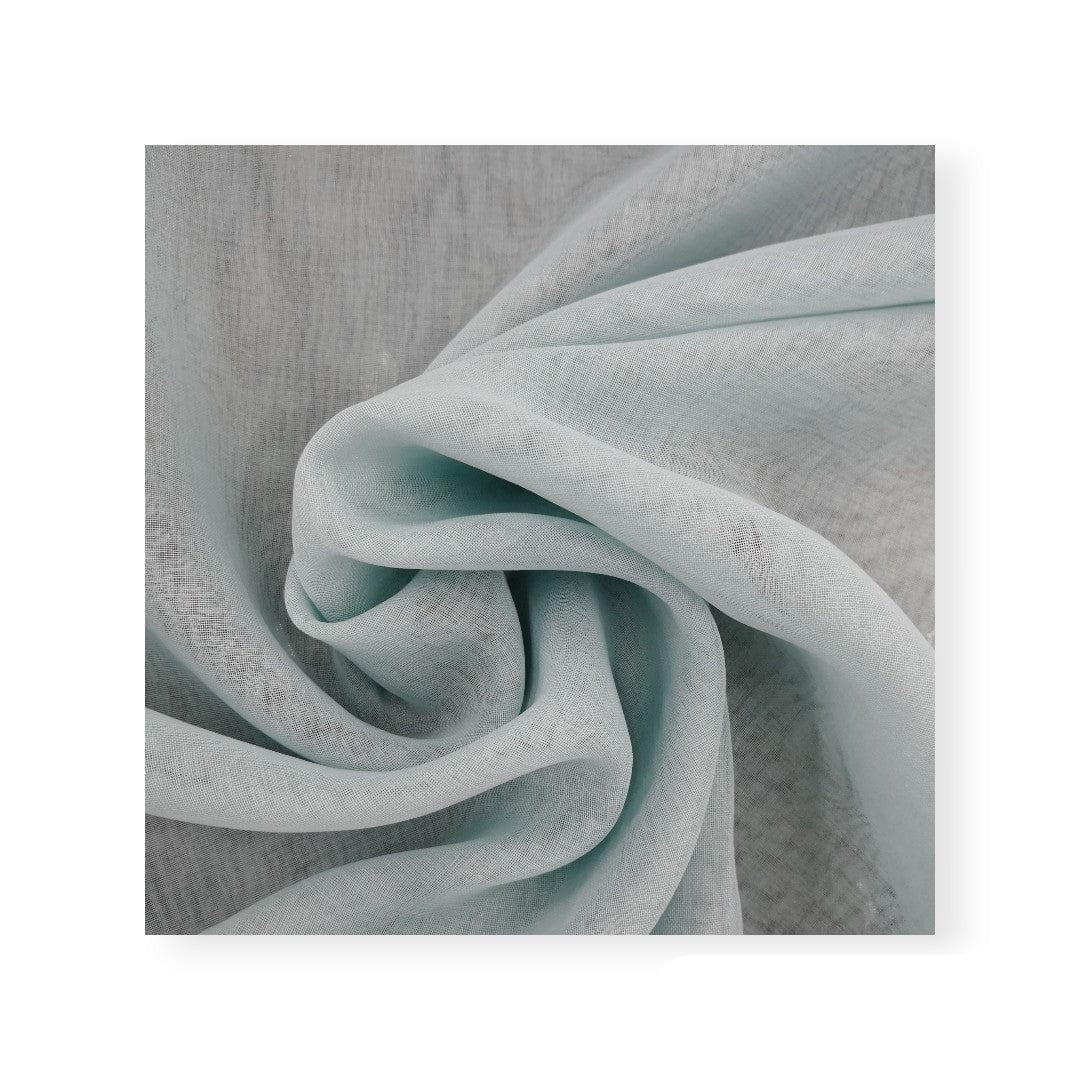 Unique Loom Lace & Voile Fabrics Linen Voile Duck egg 280cm 10042 (7479009050713)