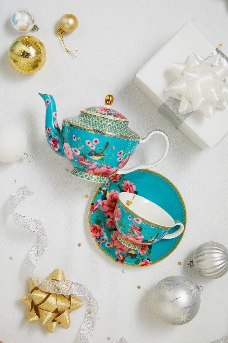 Maxwell & Williams Teapot Maxwell & Williams Teas & C's Silk Road Teapot with Infuser 1 Litre Aqua (6873184862297)