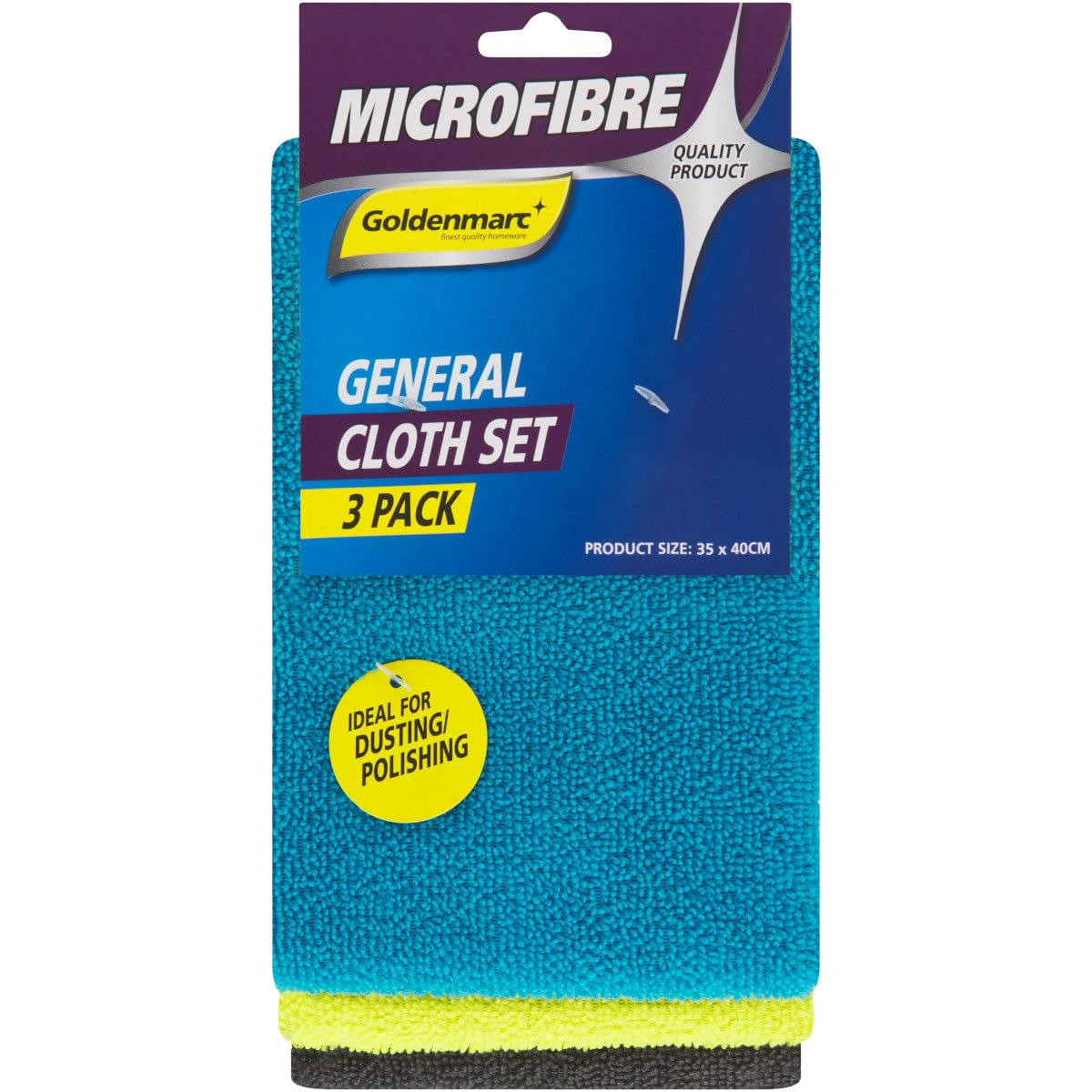 Goldenmarc Dish Coloth Goldenmarc Microfibre General Cloth 3 Pack (7258770473049)
