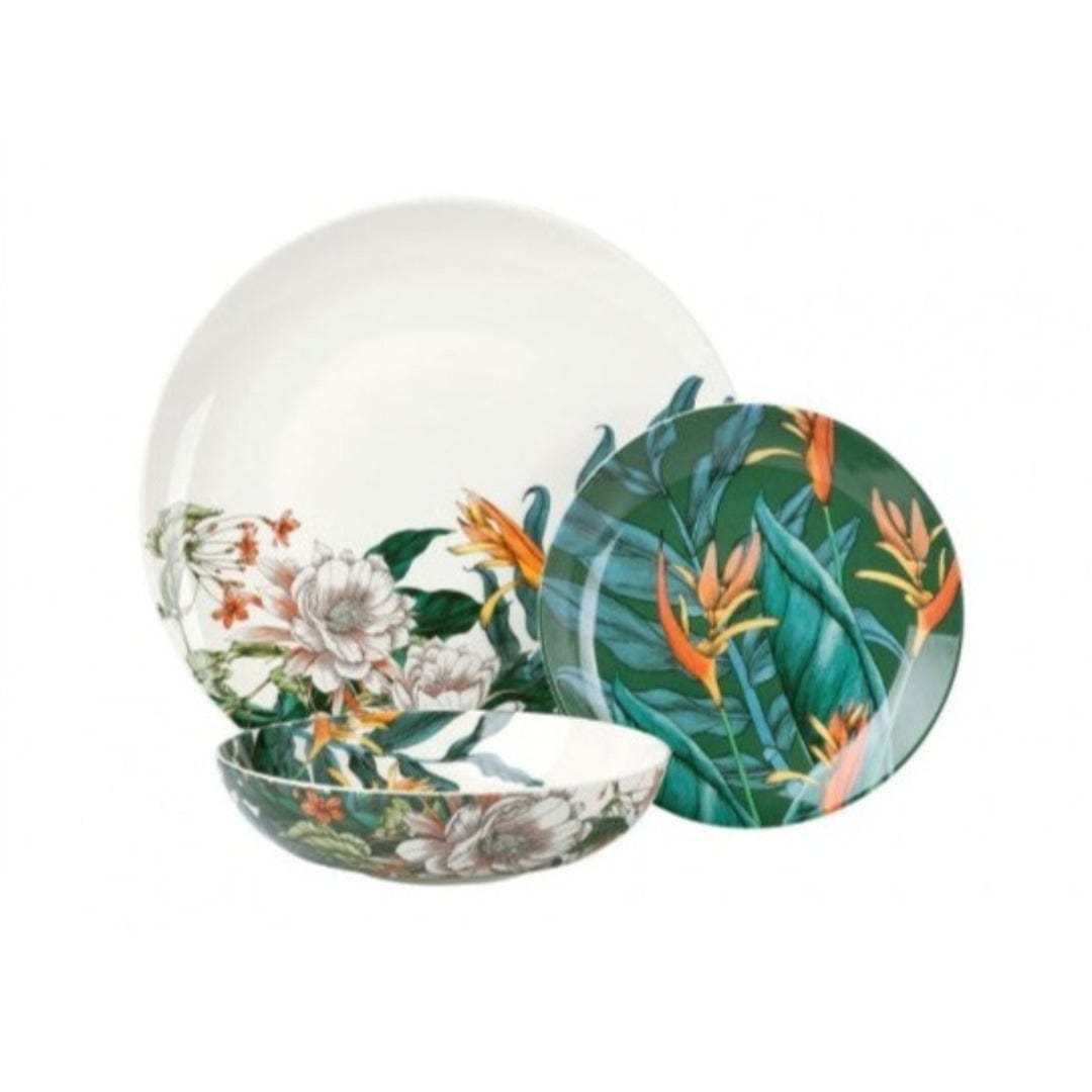 Maxwell & Williams Dinner Plate Maxwell & Williams Night Garden Coupe Dinner Set Foliage 12 Piece II0099 (7150220902489)