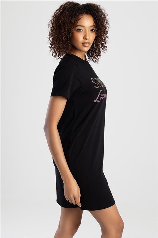 Sissy Boy Dress Sissy Boy Fraser T Shirt Dress Black (7809629192281)