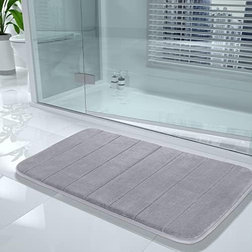 Drimat Bedroom & Bathroom Large Bath Mat 55cm X 87cm Drimat Memory Foam Bath Mat Grey (7796991361113)