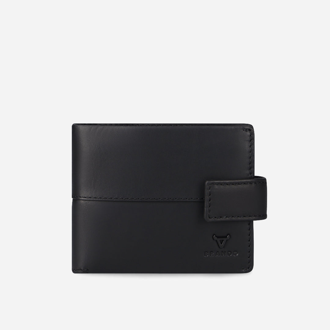 Brando james Black Slim Card Wallet (7982987444313)