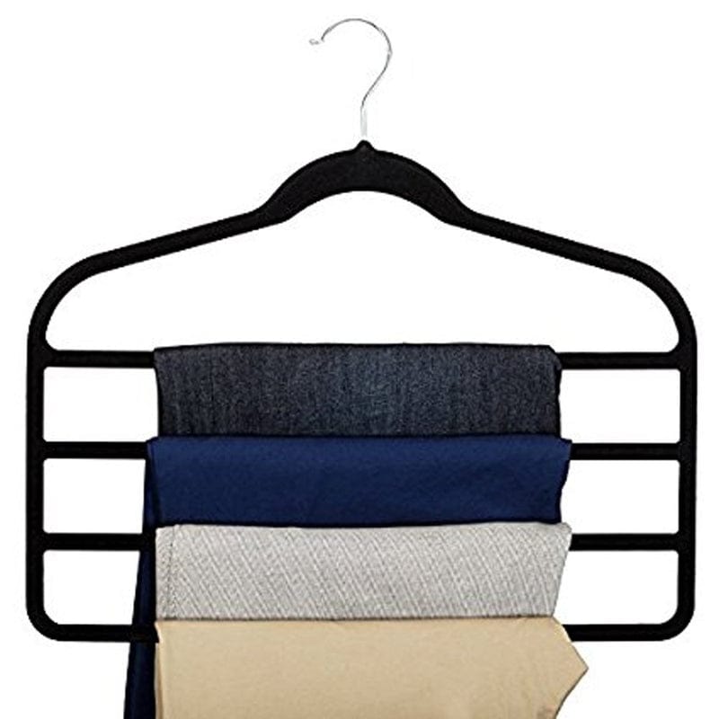 Homemax Hangers Homemax Pants Hanger 3 pack non slip HAN002