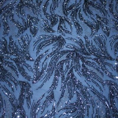 LACE Dress Fabrics Navy Faith Evening Couture Lace 130 cm (7779624517721)