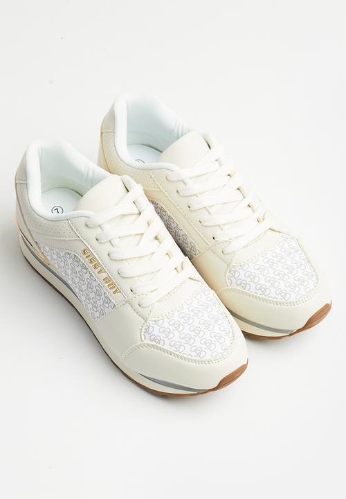 SissyBoy Sneaker SissyBoy Ladies All Over Print Sneaker Beige (7291864940633)