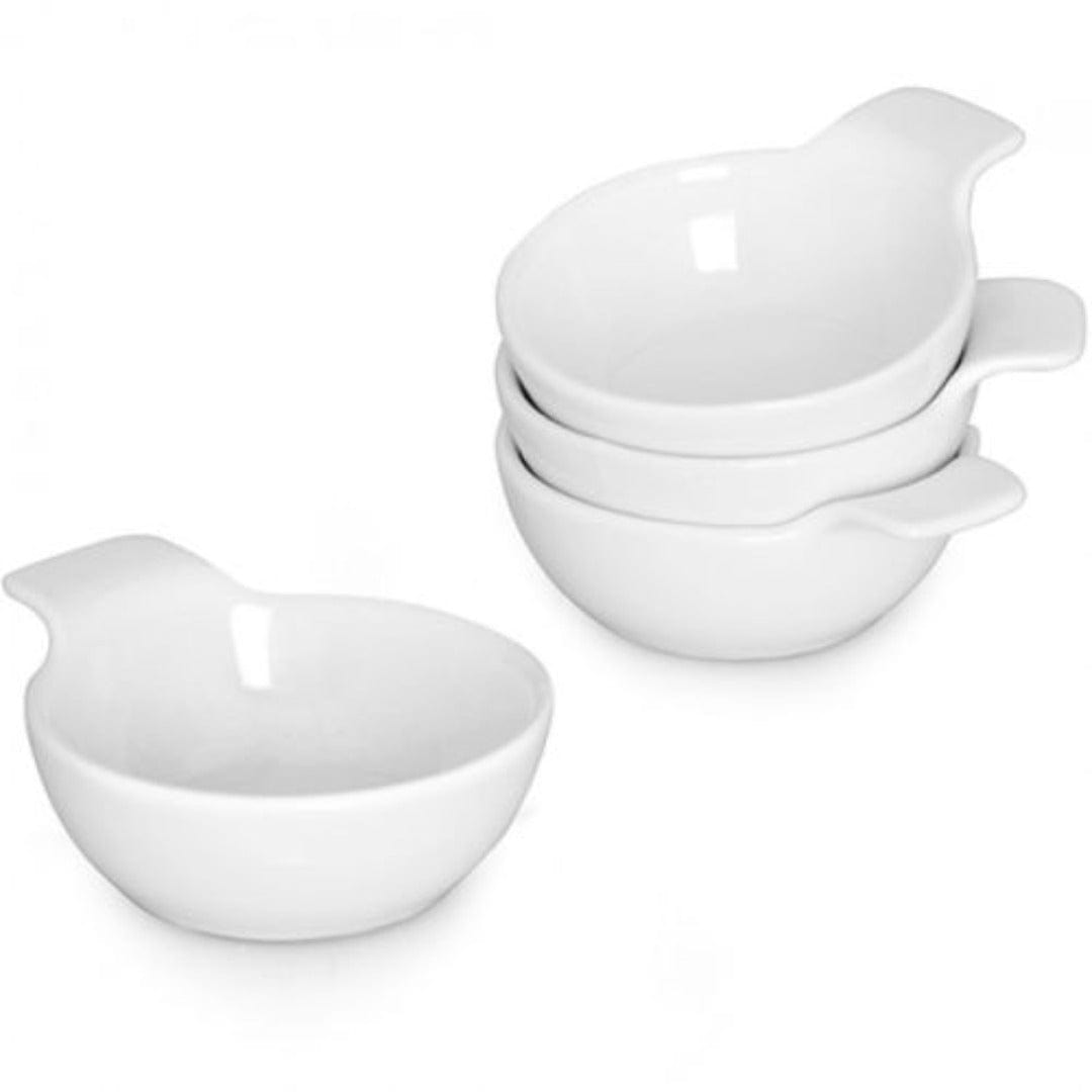EETRITE Platter Eetrite Just White Round Dip Bowls, Set Of 4 (7155733889113)