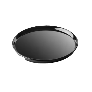 Goreme Melamine Round Termostar Buffet Presentation Black/White 24cm GRM-677.