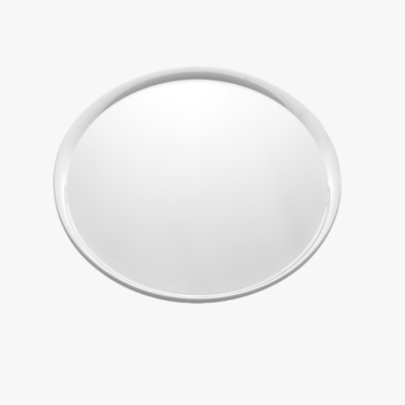 Goreme Melamine Round Termostar Buffet Presentation Black/White 24cm GRM-677.