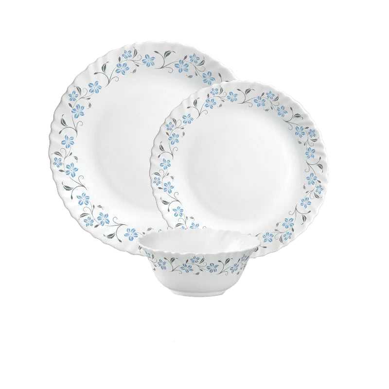 La Opala Classique 12 Piece Dinner Set Grace Blue DLO02