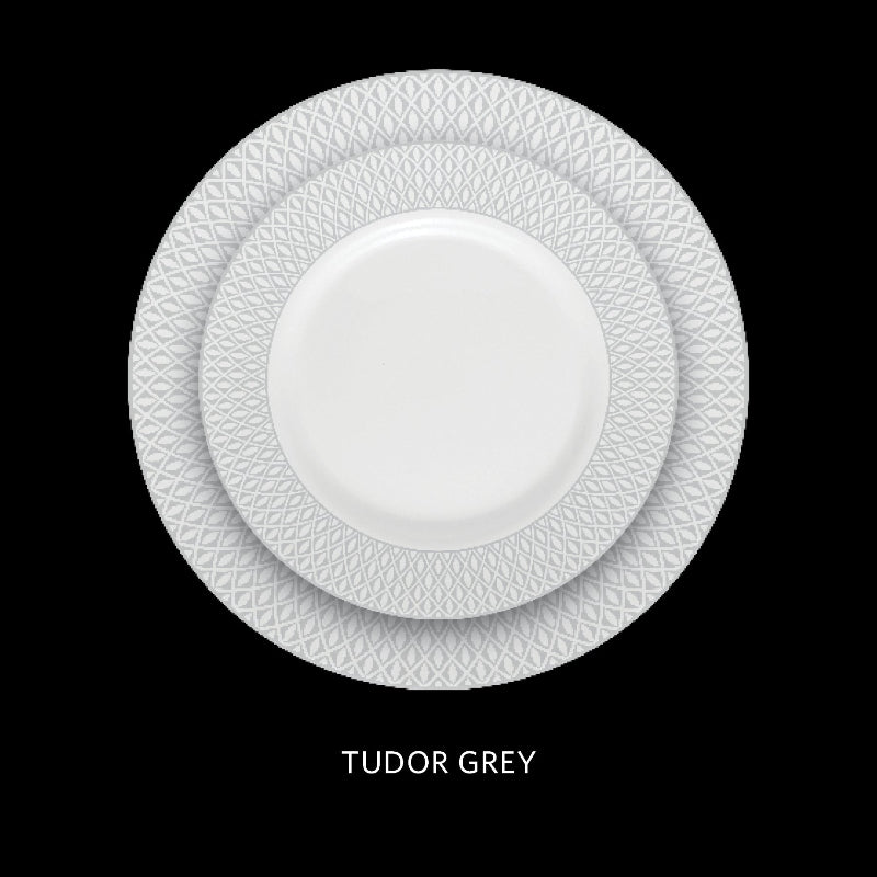 La Opala Velvet 12 Piece Dinner Set Tudor Grey DLO12