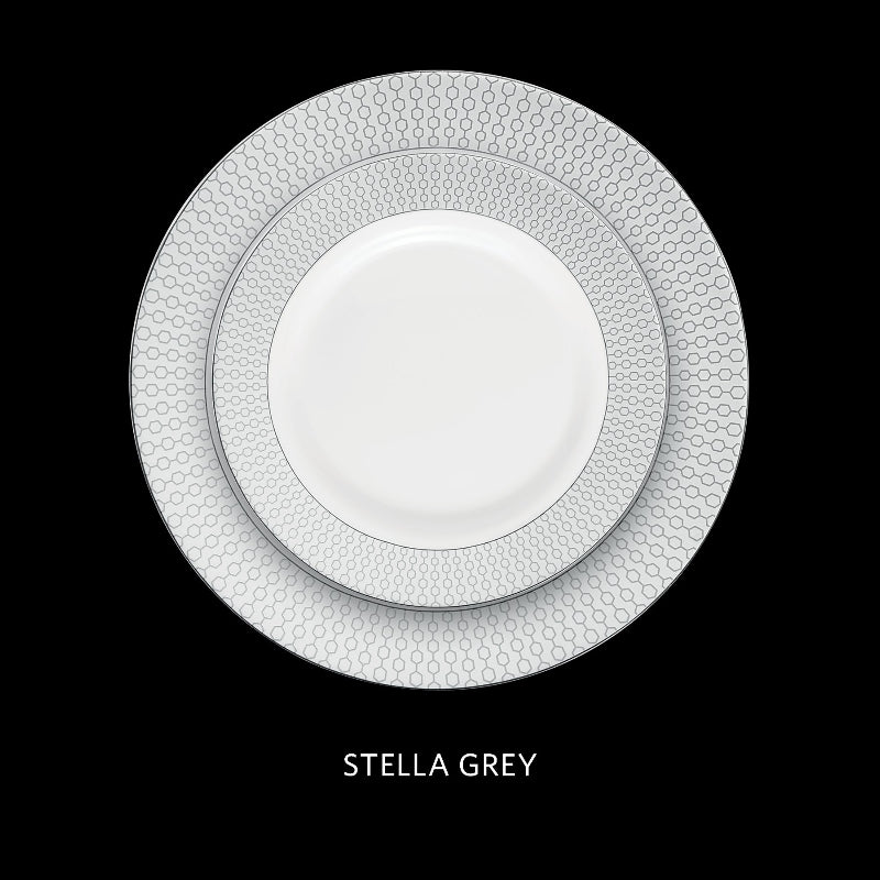 La Opala Pearl 12 Piece Dinner Set Stella Grey DLO15