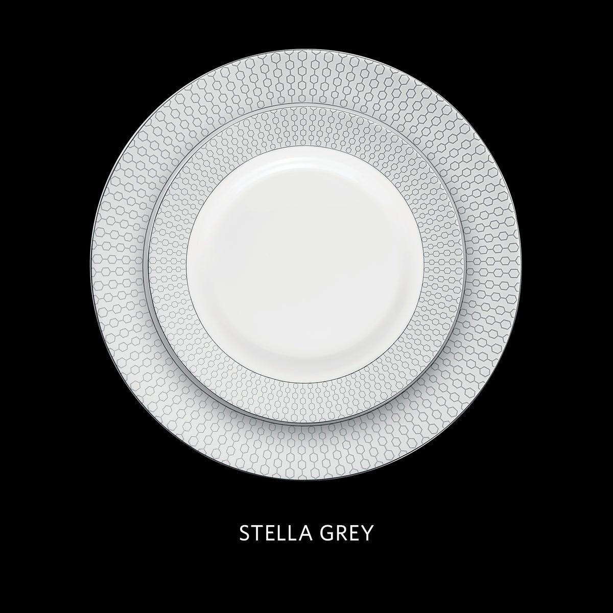 La Opala Pearl 12 Piece Dinner Set Stella Grey DLO15