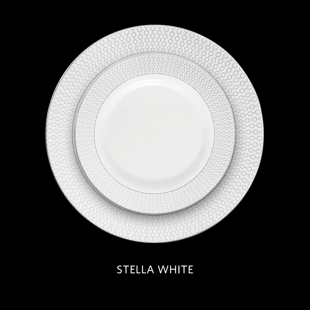 La Opala Velvet 12 Piece Dinner Set Stella White DLO16.